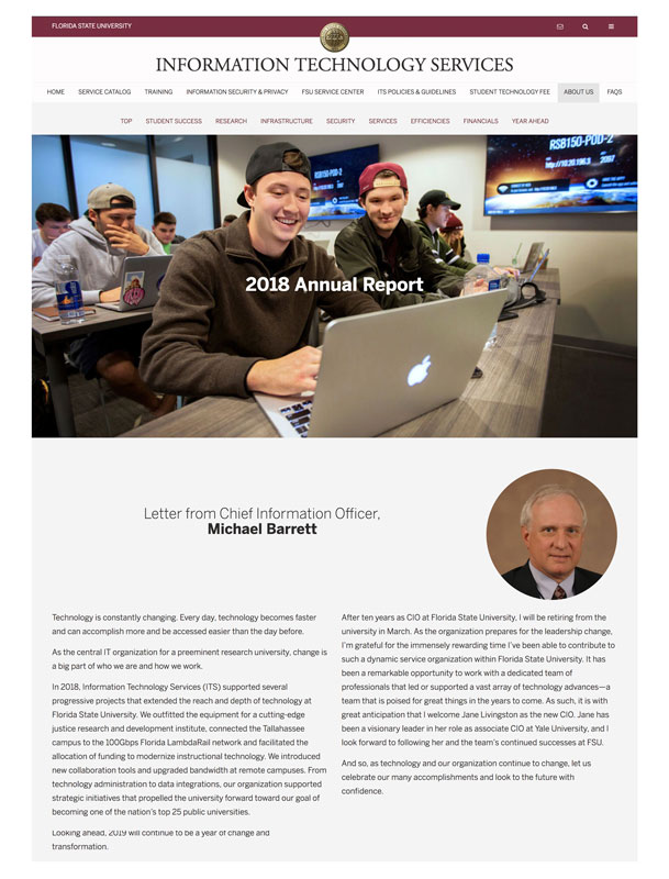 2018 ITS Annual Report